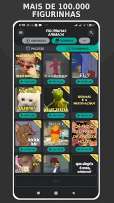 Figurinhas Animada android App screenshot 1