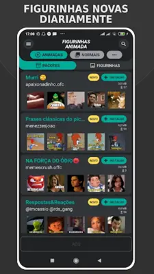 Figurinhas Animada android App screenshot 4